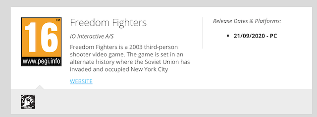 17年の時を経てIO Interactive開発TPS『Freedom Fighters』PC版再販スタート―最初の1週間は33%オフ