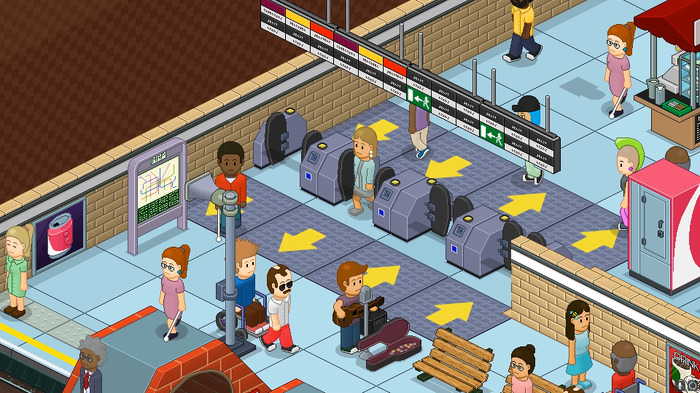 巨大な地下鉄駅を建設して管理する『Overcrowd』正式リリース日決定！