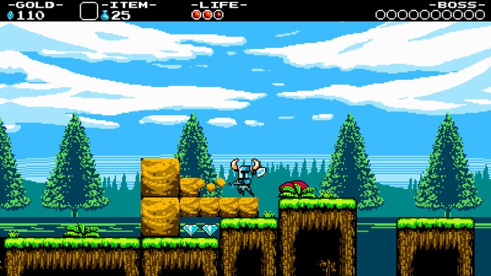 ショベル騎士が掘って走ってジャンプするインディーアクションゲーム『Shovel Knight』2014年初頭リリース