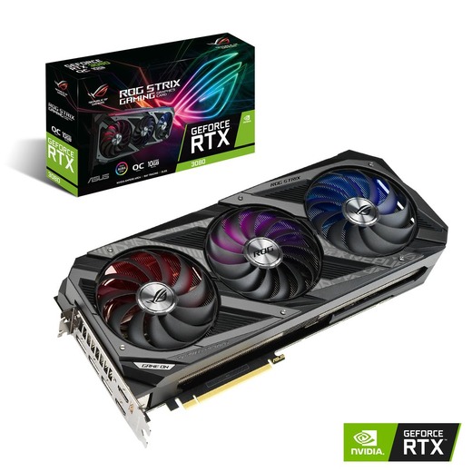 GeForce RTX 3080搭載のASUSのOCモデル「ROG-STRIX-RTX3080-O10G-GAMING」発表！