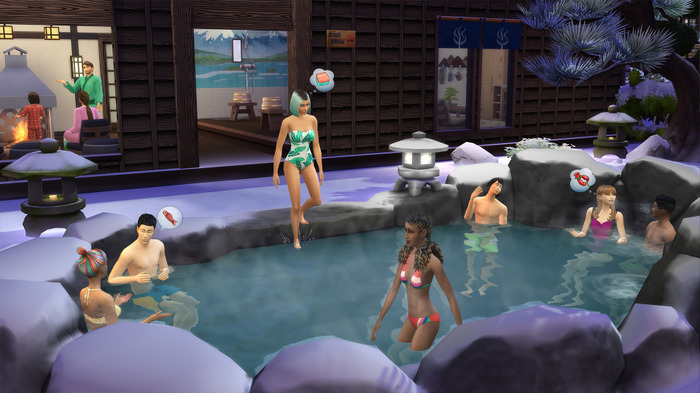 日本テーマの家具も多数！『The Sims 4』新拡張パック「Snowy Escape」トレイラー公開