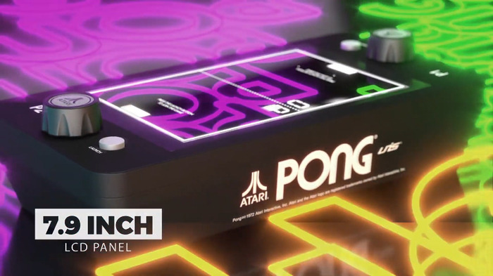 『PONG』携帯ゲーム機に！Atari「Atari Mini PONG Jr」発表