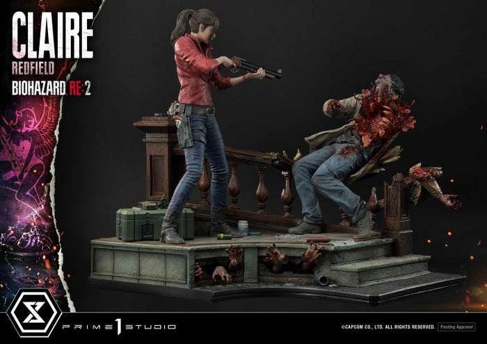 もはや芸術品…?『バイオハザードRE:2』の高級スタチューが予約開始―ふたつの製品は合体可能!