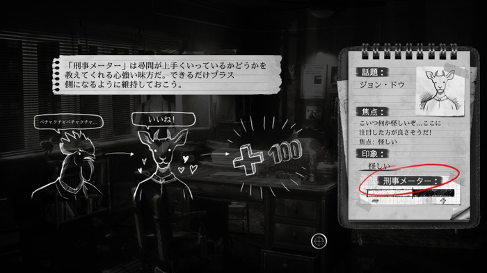 開けろ!『Chicken Police』だ!!―モノトーン鮮やかな新作ADVでコミュ力強化合宿【特集】