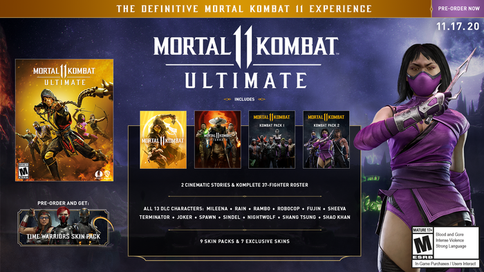 凶悪牙女！『Mortal Kombat 11』DLCキャラ「ミレーナ」ゲームプレイトレイラー