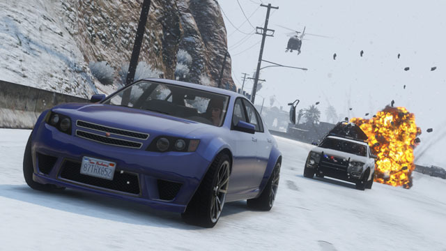 『Grand Theft Auto Online』に冬がテーマのホリデーギフトが配信、クリスマスは一面雪景色に