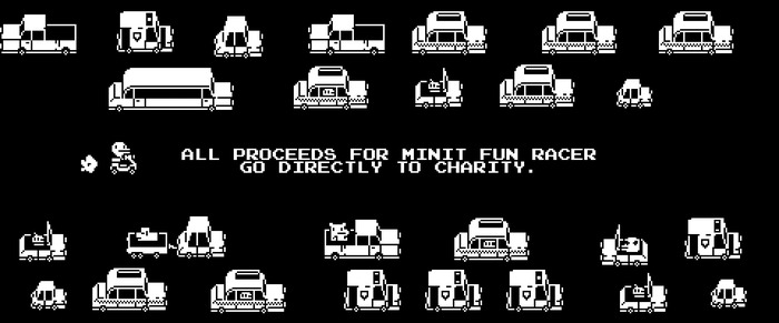 収益はすべてチャリティーに寄付されるレースゲーム『Minit Fun Racer』配信開始