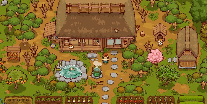 ノスタルジックな「日本の田舎暮らし」が体験できる新作ドット絵ゲームが2021年夏頃リリース予定―開発者へのミニインタビューも
