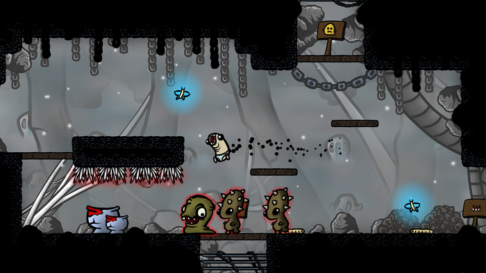 2Dローグライトアクション『Space Gladiators』―ポテトやパンツを履いたイモ虫を操作できる【開発者インタビュー】