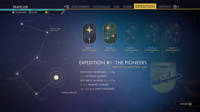 『No Man's Sky』コミュニティ共通の旅が楽しめる報酬付き新モード「Expeditions」アップデート配信