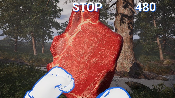 肉を叩くだけのゲーム『Meat Beating: No More Horny』煩悩に打ち勝ち世界ランク1位に到達した者の末路【爆速プレイレポ】