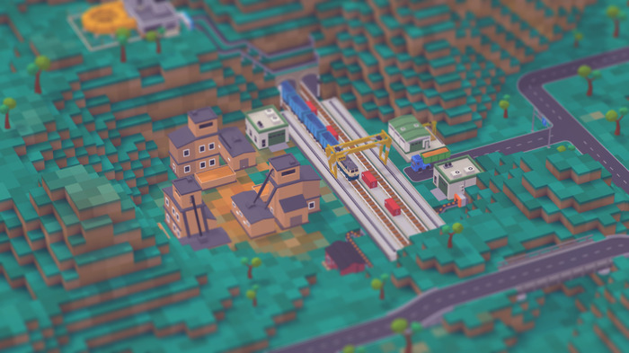 資源の採掘や輸送で街を成長させる経営シム『Voxel Tycoon』Steam早期アクセス開始