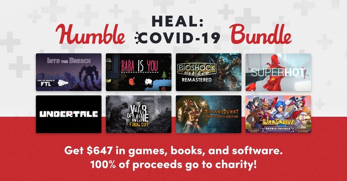 『SUPERHOT』『バイオショック リマスター』『Undertale』など数々の名作が手に入るチャリティーバンドル「Humble Heal: COVID-19 Bundle」販売開始！