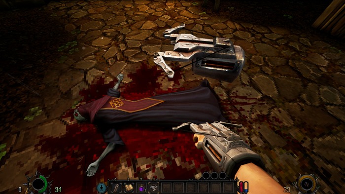 死体ゴロゴロ転がるダークでローポリな1人称アクションADV『Graven』で杖を使って腕力で殴れ!【爆速プレイレポ】