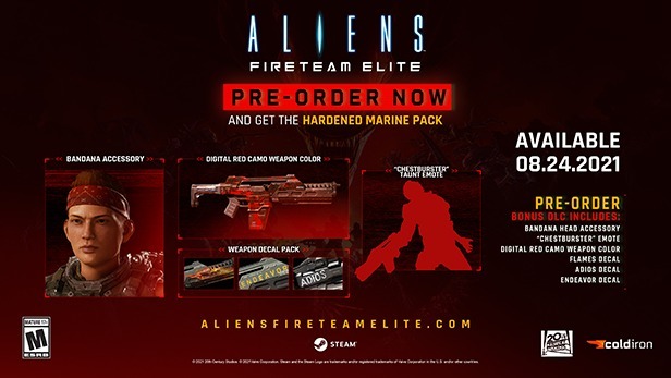 映画「エイリアン」原作3人Co-opTPS『Aliens: Fireteam』改め『Aliens: Fireteam Elite』海外8月24日発売決定―予約購入受付中