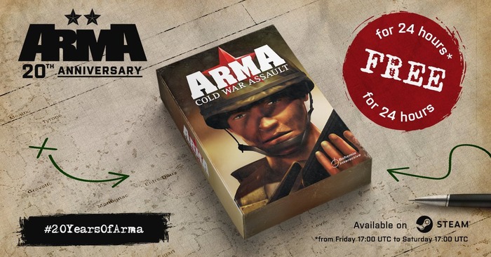 『Arma: Cold War Assault』Steam版が再び無料配布！ 日本時間7月4日午前2時まで