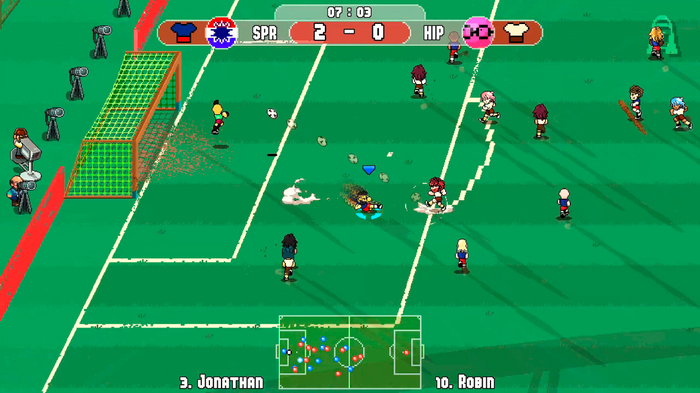 90年代レトロ風サッカー『Pixel Cup Soccer』―『実況ワールドサッカー』と『熱血高校ドッジボール部 サッカー編』にウルグアイのサッカーとラテン魂をミックス【開発者インタビュー】