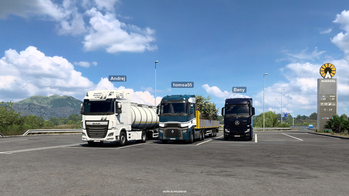 トラック運転シム『ETS2』『ATS』公式マルチプレイヤーモード「Convoy」ティーザー映像！