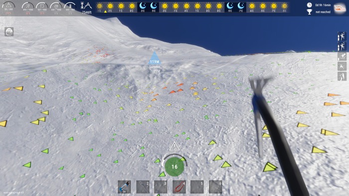 8000m級に挑め！雪山リアルサバイバルシム『Climber: Sky is the Limit』プレイレポ―限られた装備と食料で単独登頂目指す【Steam Nextフェス】