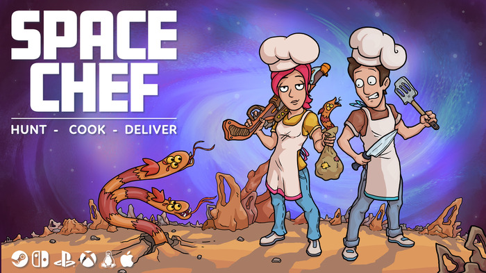 銀河一のシェフを目指す宇宙料理ADV『SPACE CHEF』Kickstarter開始！ 狩って・作って・配達しよう