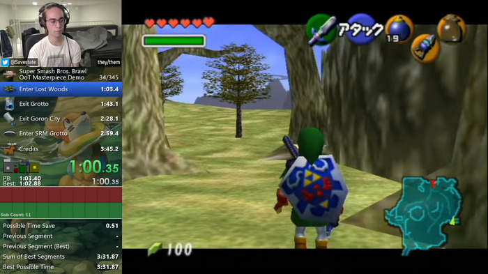 奇想天外なリンクの動きにさらに磨きが!体験版『ゼルダの伝説 時のオカリナ』スピードラン記録が大幅更新