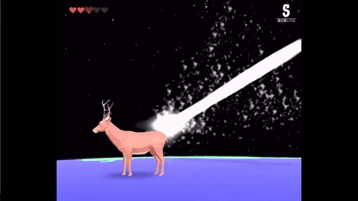 ごく普通の鹿なのに……『DEEEER Simulator』発売直前に鹿がケツでビームを防ぐバグが見つかる