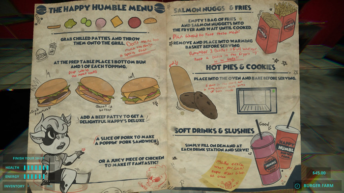 怪しいハンバーガーショップで夜勤に挑むホラーアドベンチャー料理シム『Humble Burger Farm』配信開始！