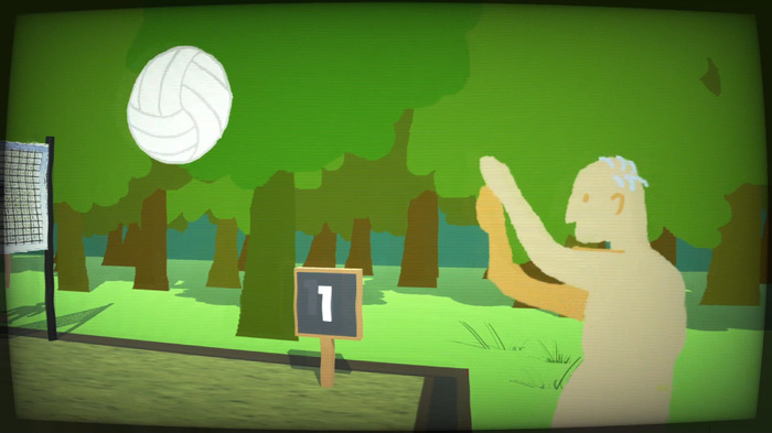 年配の紳士が全裸でビーチバレーをする『Retired Men's Nude Beach Volleyball League』Steam配信開始！
