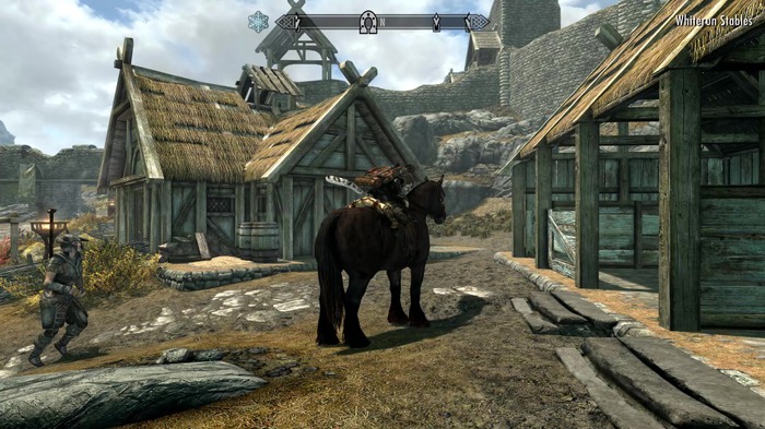 『The Elder Scrolls V:Skyrim』速さだけが馬じゃない、パワーみなぎる重量級の働く馬【ゲームで世界を観る#16】