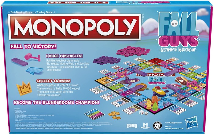 『Fall Guys』×モノポリー！ボードゲーム「MONOPOLY Fall Guys Ultimate Knockout Edition」米Amazonにて販売開始