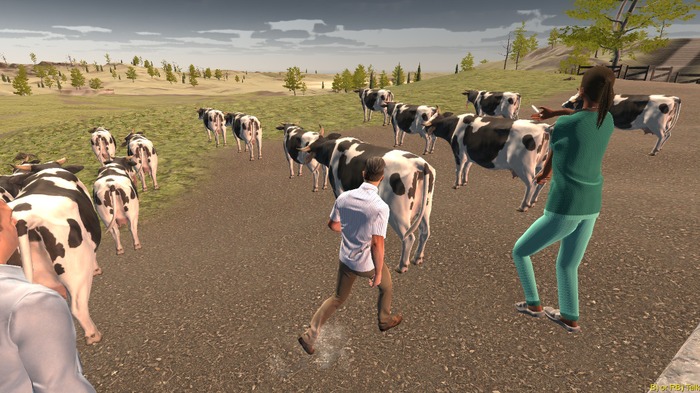 牛から『直に牛乳を飲め』Steamストアページ公開―やる気をなくすバイトで牧場を発展させよう