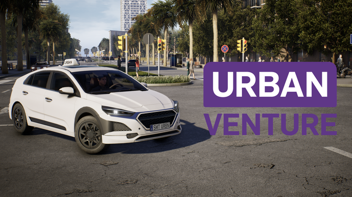 タクシードライバー＆運送会社経営シム『Urban Venture』発表―丸々再現されたバルセロナの町を走りビジネス拡大