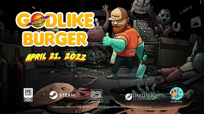 客を罠にかけて食材にする銀河の殺人バーガー店シム『Godlike Burger』配信日決定！