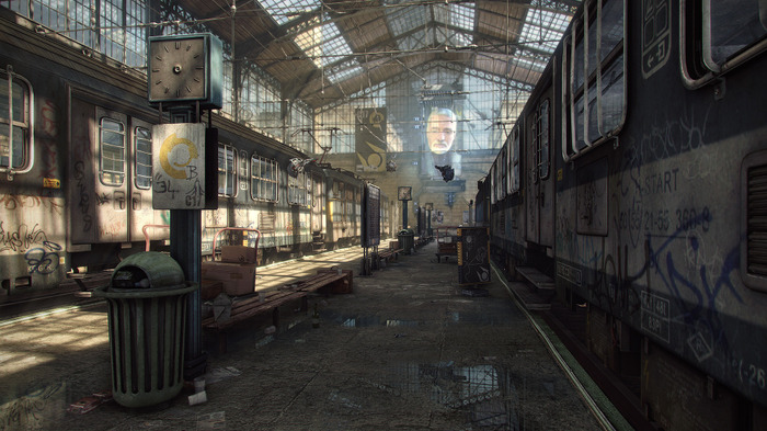 『Half-Life 2』の冒頭の駅をUnreal Engine 3でリメイクしたらこうなった