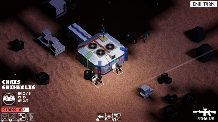 企業と労働者の闘い描く火星ターン制タクティカル戦闘ゲーム『Mars Tactics』発表！