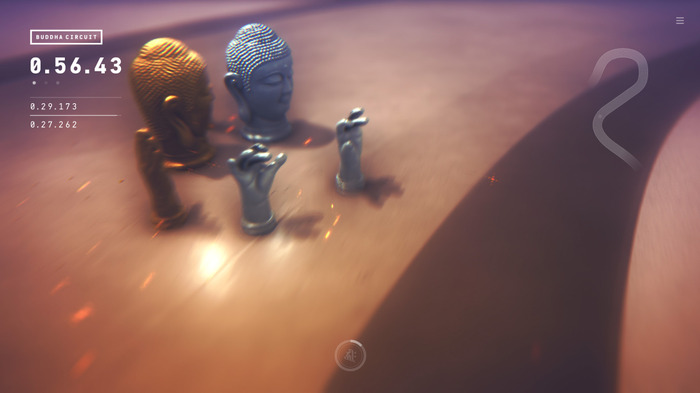 涅槃へ誘う仏頭レースゲーム『BUDDHA GO』Steamストアページ公開―『NKODICE』開発者の新作