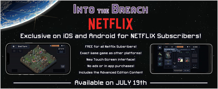 高評価ストラテジー『Into the Breach』無料拡張「Advance Edition」が7月配信！