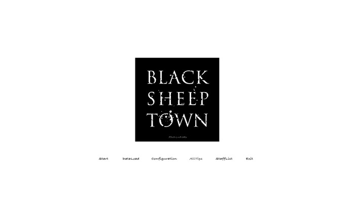 瀬戸口廉也氏がシナリオ・監督を務めるビジュアルノベル『BLACK SHEEP TOWN』公式サイトにて体験版公開！