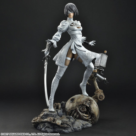 12万円超えも納得の大ボリューム！全高約52cm、1/4スケールの『NieR:Automata』「2P」スタチュー発売決定