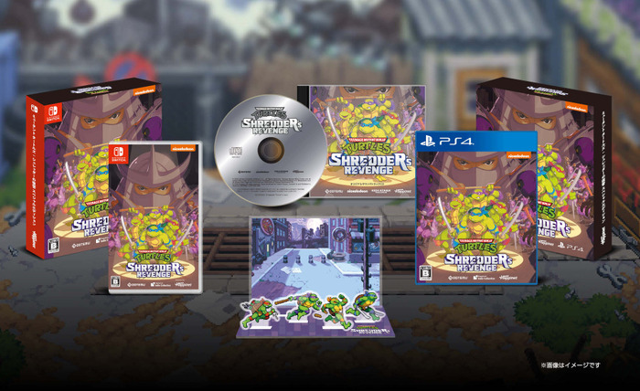 グッズ同梱のスイッチ/PS4版『ミュータント タートルズ：シュレッダーの復讐 スペシャルエディション』発売！