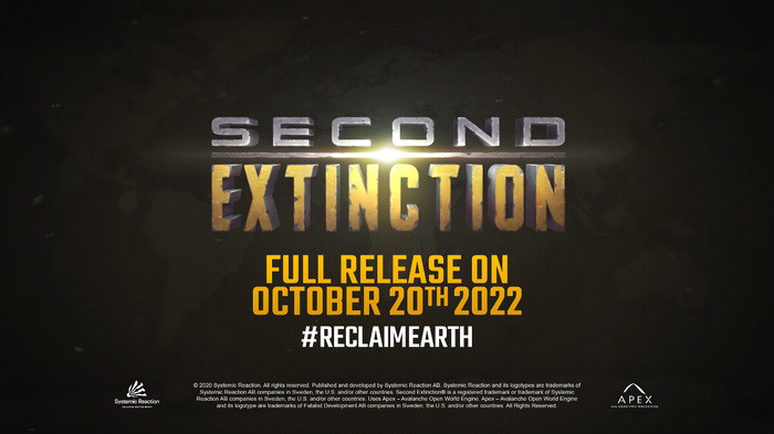 恐竜退治Co-opシューター『Second Extinction』正式リリース日決定！ 新要素を披露するトレイラーも公開