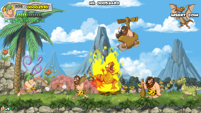 『戦え原始人』初代リメイク作『Joe & Mac: Caveman Ninja』2022年11月発売！Steam版は日本語にも対応