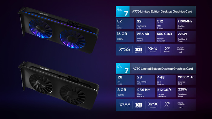 Intel製デスクトップ向けGPU「ARC A」シリーズ仕様詳細公開ーNvidiaやAMDに追随するか？