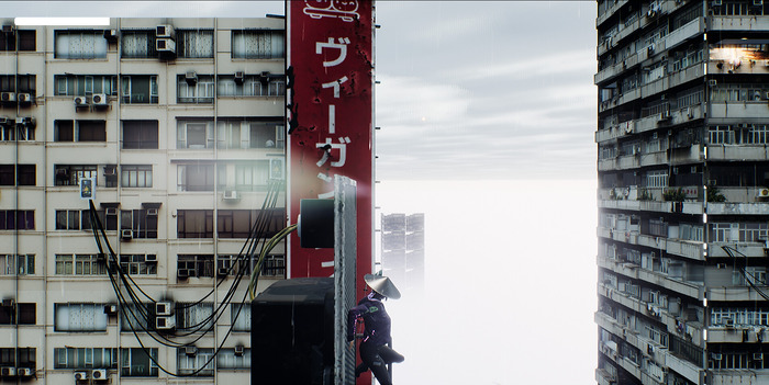 アイエエエ！？サイバーパンクニンジャアクション『Rikua』2023年リリース予定―近未来の高層ビル群を飛び回れ！
