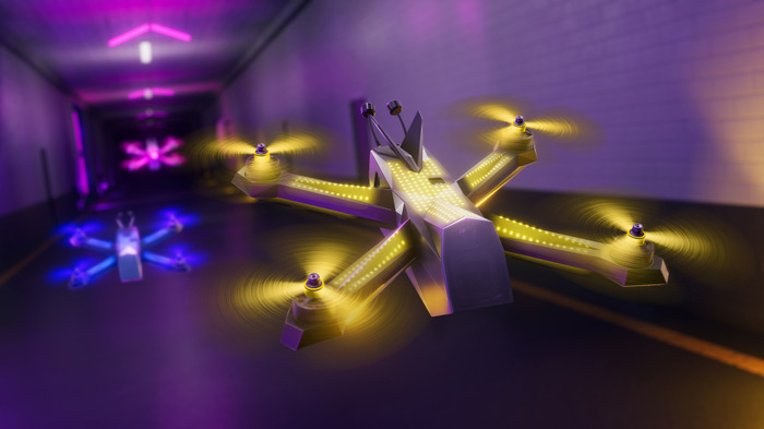 【期間限定無料】オンラインマルチ対応ACT『Runbow』＆ドローンシム『The Drone Racing League Simulator』Epic Gamesストアにて配布開始