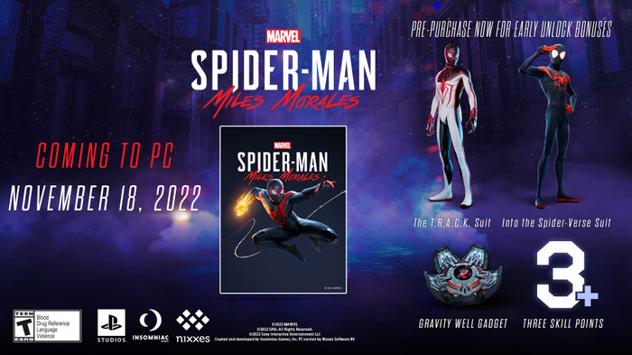 PC版『Marvel’s Spider-Man: Miles Morales』日本時間11月19日に4,900円で発売決定！独自の特徴を紹介する最新トレイラ―公開【UPDATE】