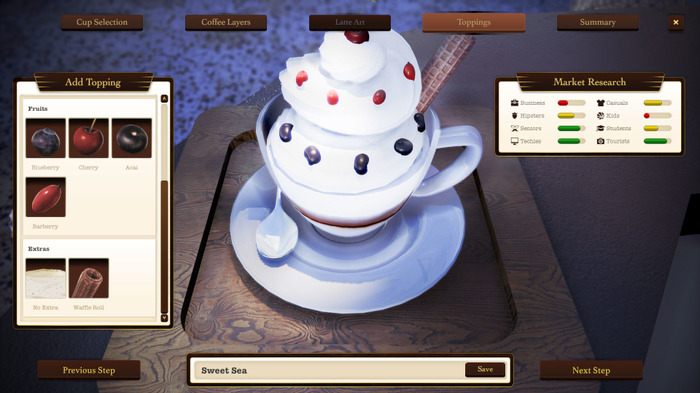 水中カフェ経営SLG『Espresso Tycoon Prologue: Underwater』Steamにて配信！2023年リリース『Espresso Tycoon』の無料プロローグ版