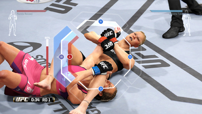 女子選手の対決でサブミッションシステムを解説する『EA Sports UFC』最新ゲームプレイ映像