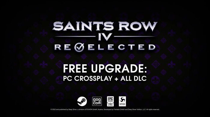 2013年発売PC版『Saints Row IV』の「Re-Elected」無料アップグレード＆クロスプレイ化発表！12月9日EGSでの本編無料配布にあわせ実施