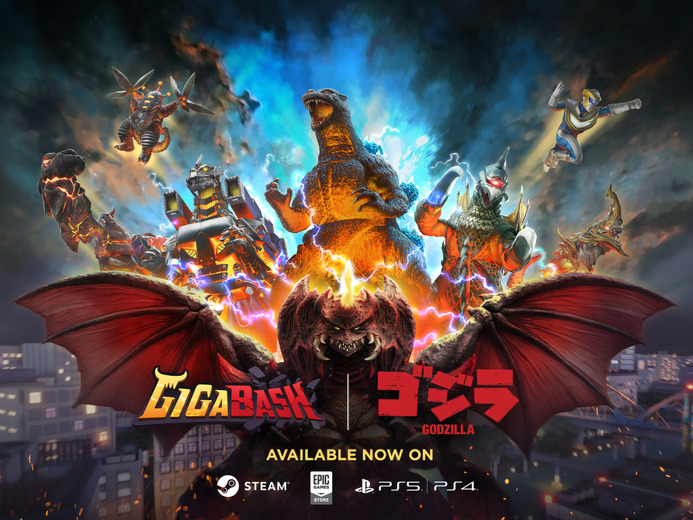 ガイガンやメカゴジラ、デストロイアも参戦！『GIGABASH』×「ゴジラ」の“究極の怪獣コラボ”DLCが配信開始！